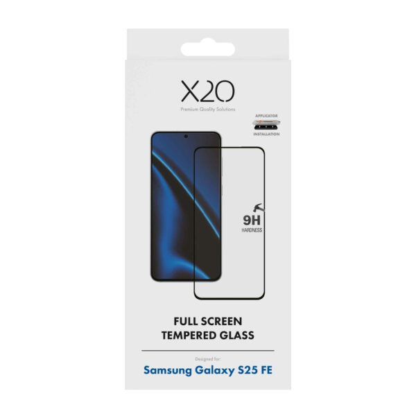 X2O Samsung Galaxy S25 FE Skærmbeskyttelse Fuld Skærm