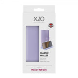 X2O Honor 400 Lite Cover Classic Wallet Lavender
