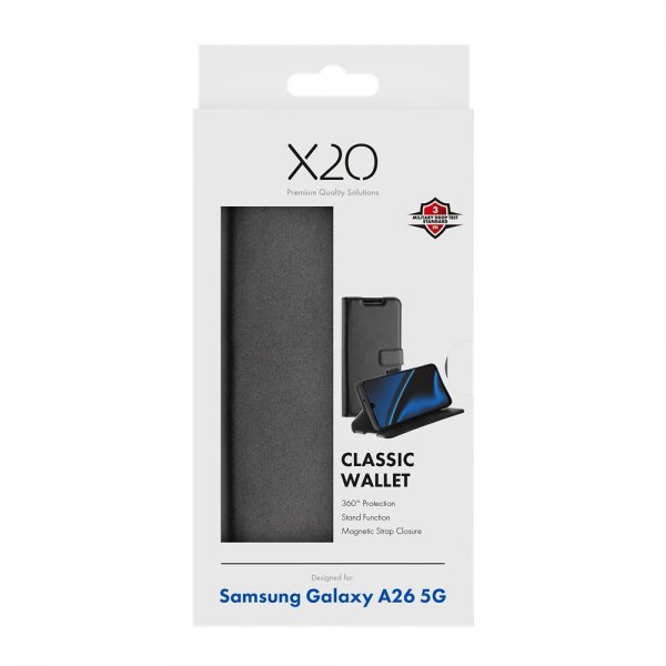X2O Samsung Galaxy A26 Cover Classic Wallet Sort