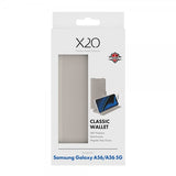X2O Samsung Galaxy A36/Galaxy A56 Etui Classic Wallet Greige