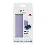 X2O Samsung Galaxy A36/Galaxy A56 Cover Classic Wallet Lavendel