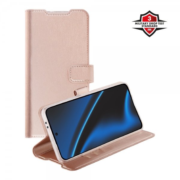 X2O Samsung Galaxy A36/Galaxy A56 Etui Classic Wallet Rosaguld