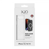 X2O iPhone 13/14/15 Cover Mag Clear Transparent