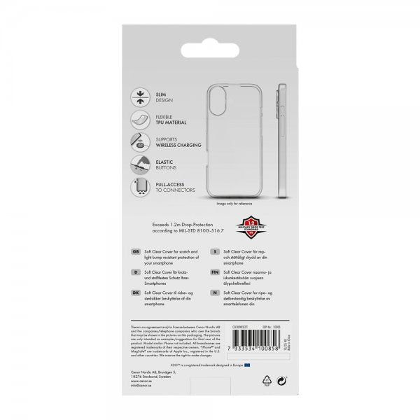X2O Honor X5c Plus Cover Soft Clear Transparent