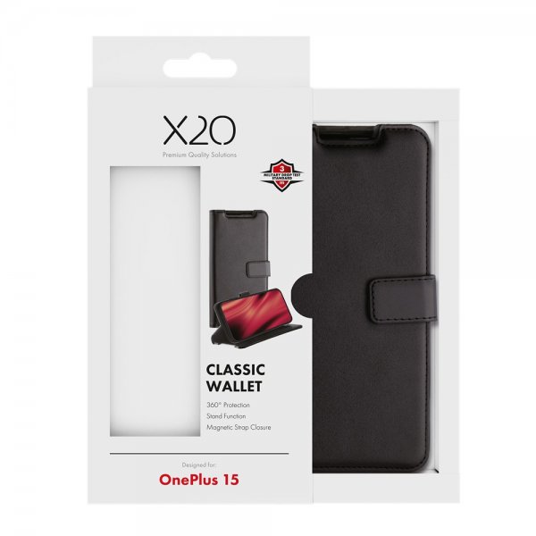 X2O OnePlus 15 Cover Classic Wallet Sort