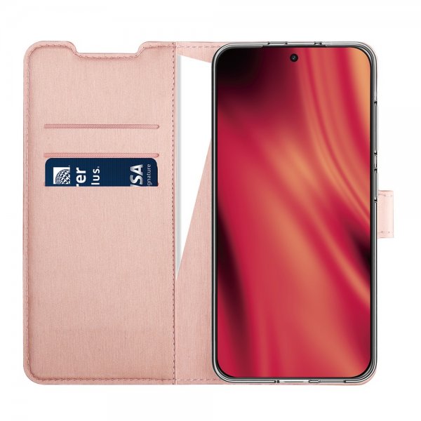 X2O OnePlus 15 Cover Classic Wallet Rosaguld