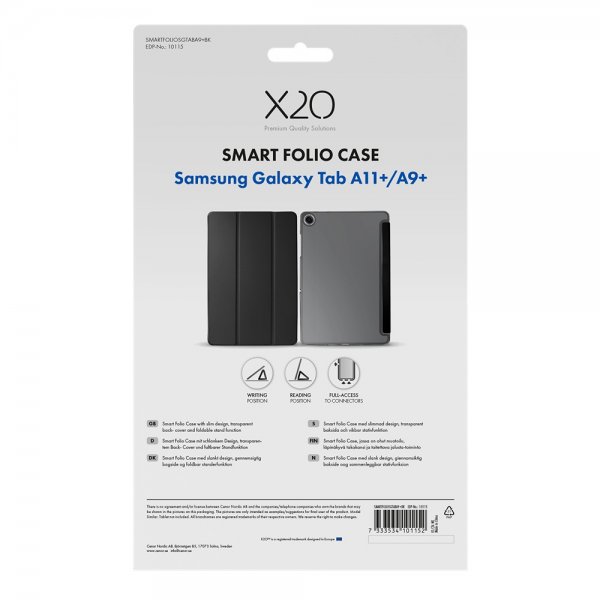 X2O Samsung Galaxy Tab A9 Plus/A11 Plus Cover Smart Folio Sort
