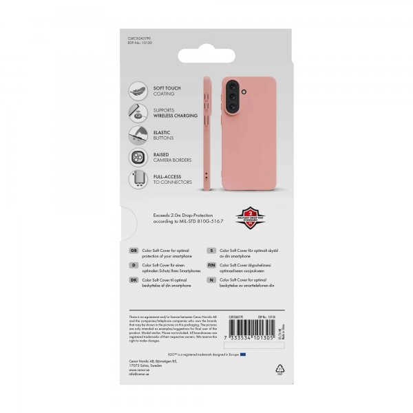 X2O Samsung Galaxy A57 Cover Color Soft Peach