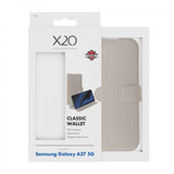 X2O Samsung Galaxy A37 Classic Wallet Cover Greige
