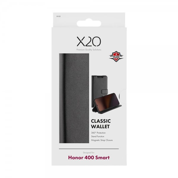 X2O Honor 400 Smartcover Classic Wallet Sort