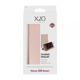 X2O Honor 400 Smartcover Classic Wallet Rosaguld