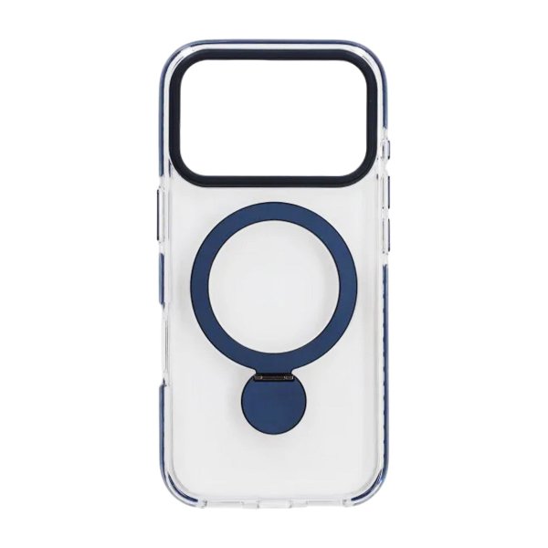 iPhone 17 Pro Cover Ringstativ MagSafe Blå