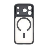 Rvelon iPhone 17 Pro Max Cover TPU MagSafe Sort/Gennemsigtig