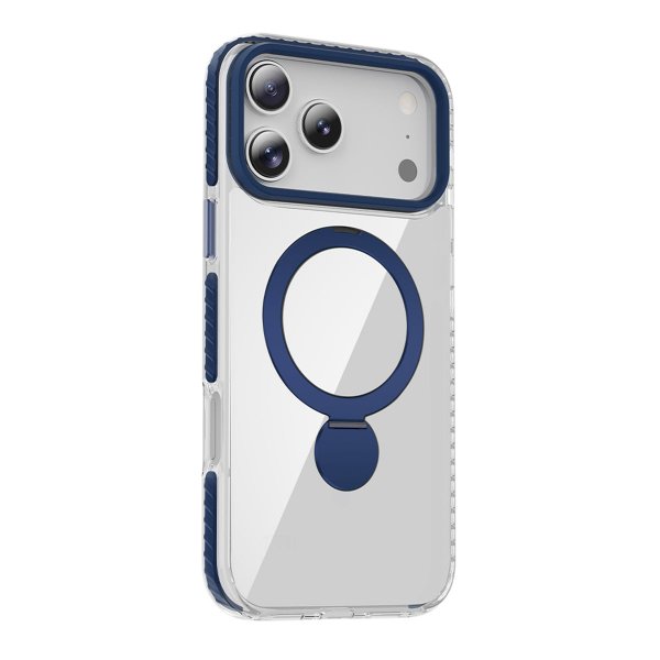 iPhone 17 Pro Max Cover Ringstativ MagSafe Blå