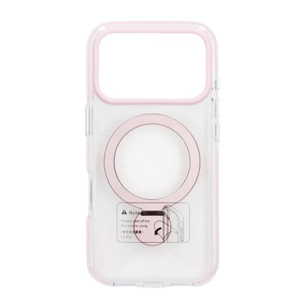 iPhone 17 Pro Max Cover Ringstativ MagSafe Rosa