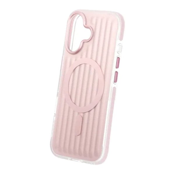 iPhone 17 Cover Riflet MagSafe Lyserød