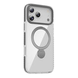 iPhone 17 Pro Max Cover Ringstander MagSafe Grå Transparent