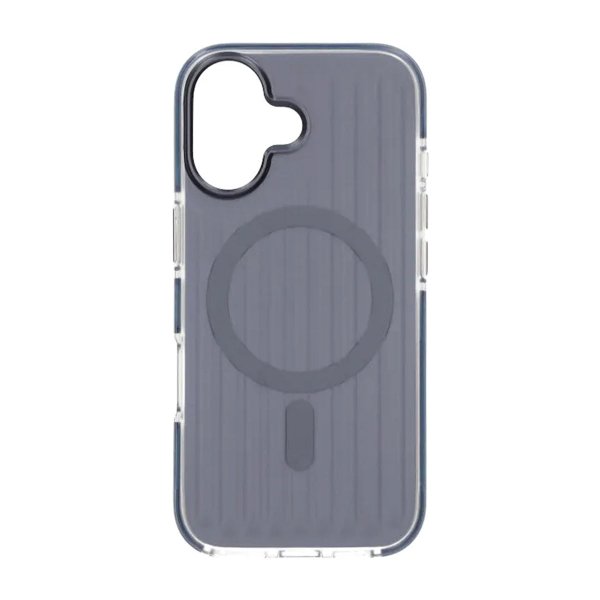 iPhone 17 Cover Bølget MagSafe Mørkeblå