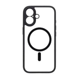 iPhone 17 Cover Kameraramme MagSafe Sort Gennemsigtig