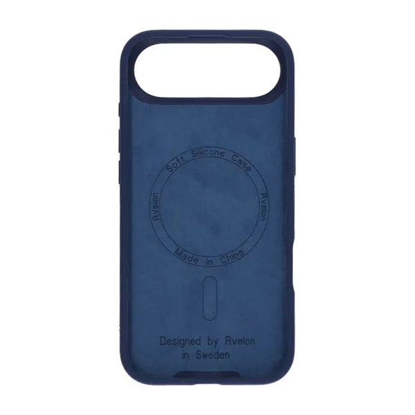 Rvelon iPhone Air Cover Silikone MagSafe Mørkeblå