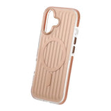 iPhone 17 Cover Bølget MagSafe Lysebrun