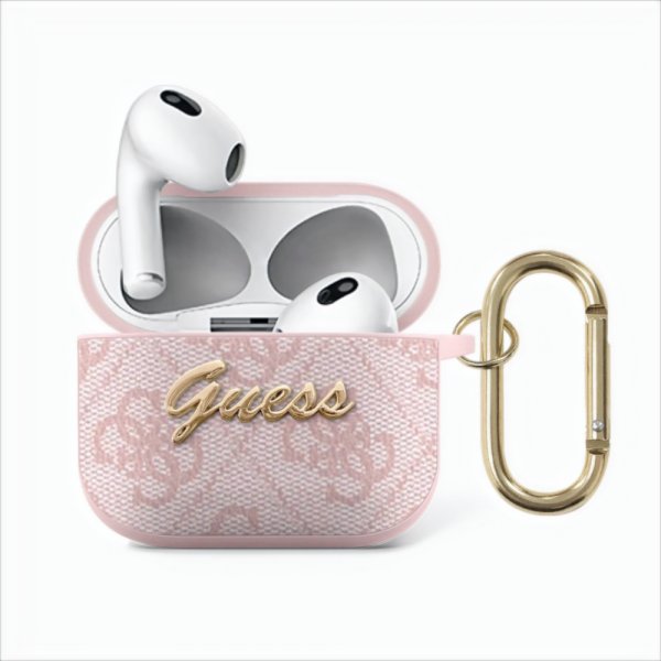 Guess AirPods 3 Etui 4G Script Rosa