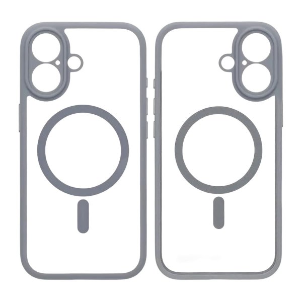 iPhone 17 Cover Kameraramme MagSafe Grå