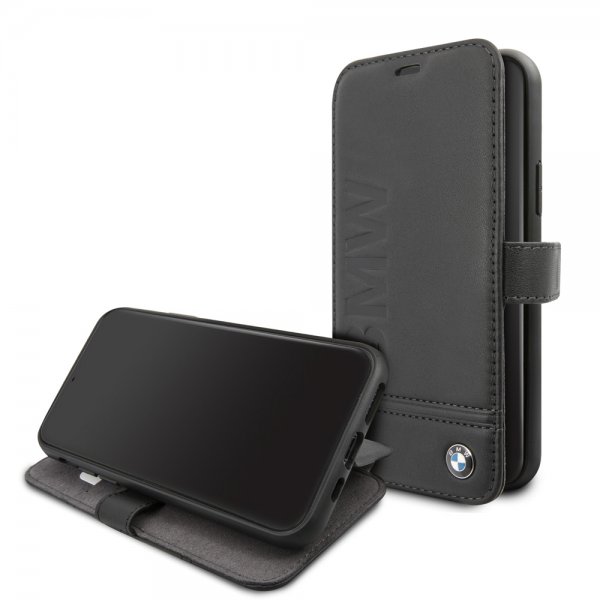 BMW iPhone 11 Cover med Logo Sort