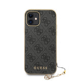 Guess iPhone 12 Mini Cover 4G Charms Grå