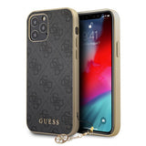 Guess iPhone 12/iPhone 12 Pro Cover 4G Charms Grå