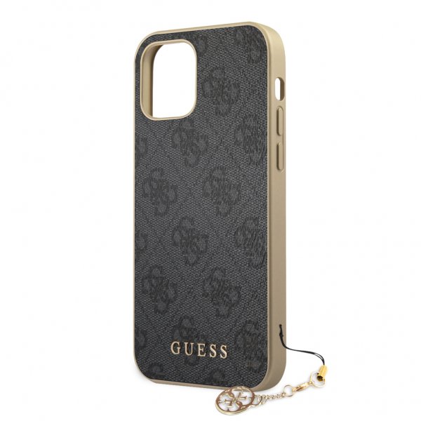 Guess iPhone 12 Pro Max Cover 4G Charms Grå