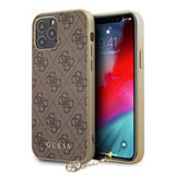Guess iPhone 12 Pro Max Cover 4G Charms Brun