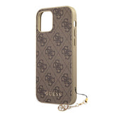 Guess iPhone 12 Pro Max Cover 4G Charms Brun