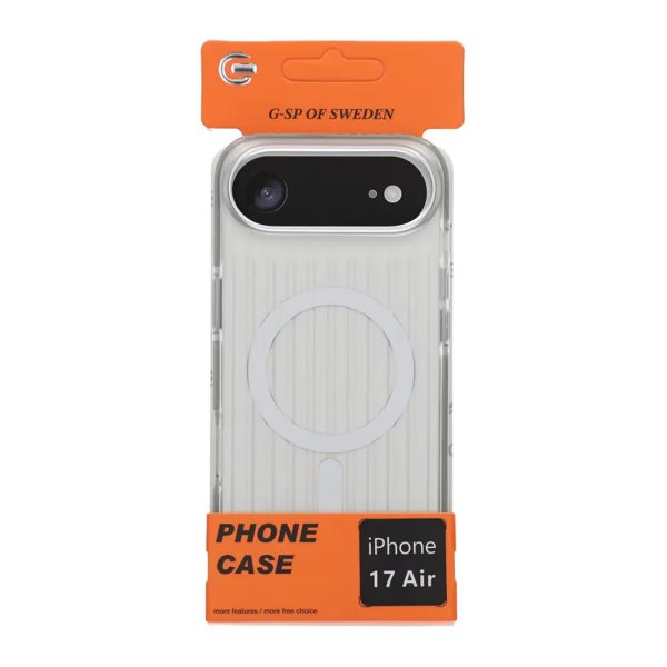 iPhone Air Skal Korrugerat MagSafe Silver