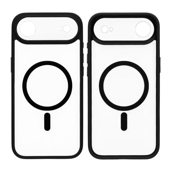 iPhone Air Cover Kamera MagSafe Sort Transparent