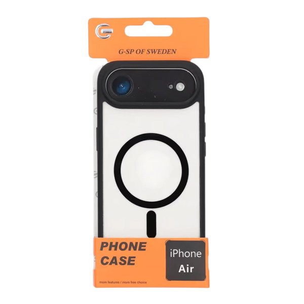 iPhone Air Cover Kamera MagSafe Sort Transparent