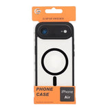 iPhone Air Cover Kamera MagSafe Sort Transparent