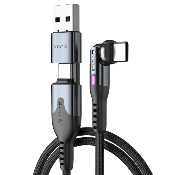 Statik Kabel PowerPivot Pro USB-C/USB-C 1m Sort