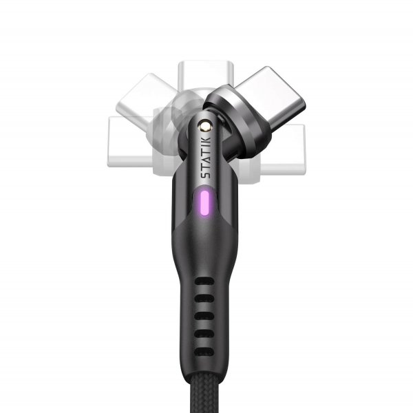 Statik Kabel PowerPivot Pro USB-C/USB-C 1m Sort