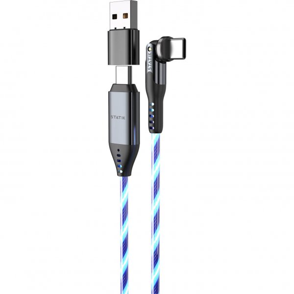 Statik Kabel PowerPivot Pro USB-C/USB-C 1m Globright Blue