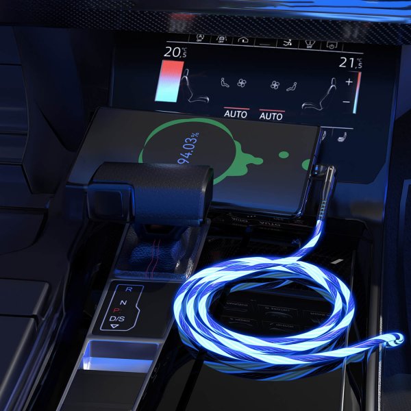 Statik Kabel PowerPivot Pro USB-C/USB-C 1m Globright Blue
