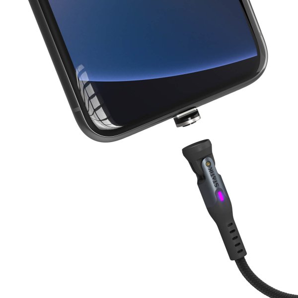 Statik Kabel 360 Pro USB-C/Lightning/Micro-USB 1m Sort