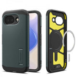 Spigen Google Pixel 10a Cover Tough Armor MagFit Abyss Green