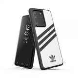 Adidas Samsung Galaxy S20 Ultra Cover OR 3 Stripes Snap Cover Hvid