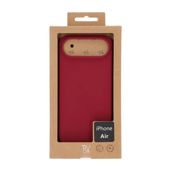 Rvelon iPhone Air Cover Silikone MagSafe Rød