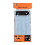 iPhone Air Cover Bølget MagSafe Lyseblå