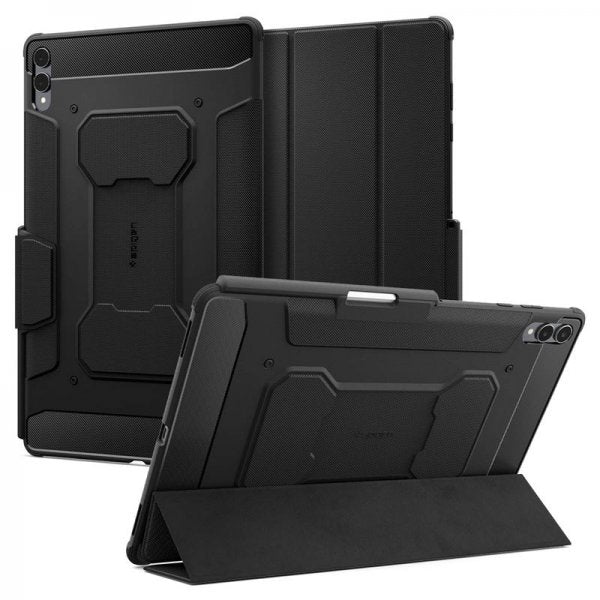 Spigen Samsung Galaxy Tab S11 Ultra Cover Rugged Armor Pro Mat Sort