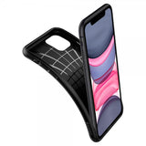 Spigen iPhone 11 Cover Liquid Air Matte Black