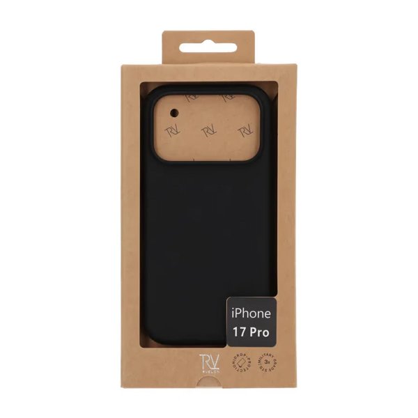 Rvelon iPhone 17 Pro Silikone MagSafe Cover Sort