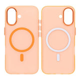 iPhone 17 Cover Kameraramme MagSafe Gennemsigtig Orange